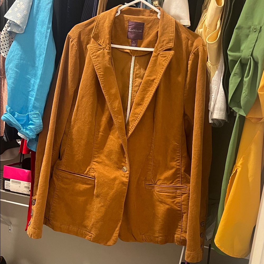 Gloria Vanderbilt Rust Blazer